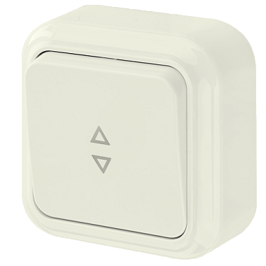 Выключатель 1 ОП 10А проходной Bylectrica Пралеска бежевый