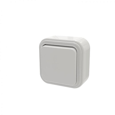 Выключатель 1 ОП  6А БелТИЗ Элект Викинг белый