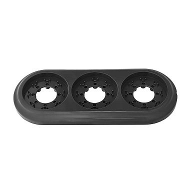 Рамка 3-постовая Bylectrica Ретро черный