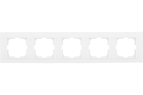 Рамка 5-постовая Ovivo Mina белый