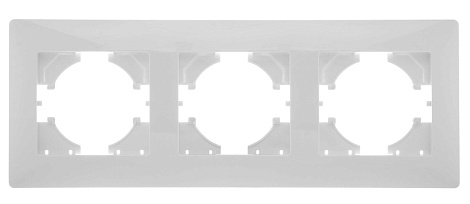 Рамка 3-постовая Gusi Electric Bravo белый
