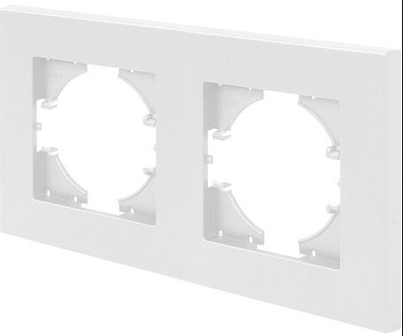Рамка 2-постовая Gusi Electric City2.0 белый