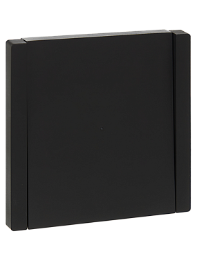 Выключатель 1 СП 10А с подсв. IEK FP102 Forte&Piano черный