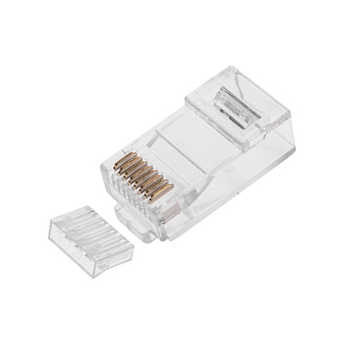 Разъем UTP RJ-45 (8P8C) CAT6 с вставкой Rexant