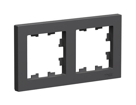 Рамка 2-постовая SE AtlasDesign базальт