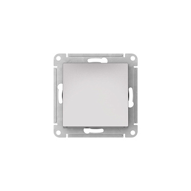 Переключатель 2 СП 10АХ сх.6а механизм безвинт. зажим SE AtlasDesign алюминий