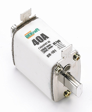 Плавкая вставка 125А габарит 1 ПН-101-35 DEKraft