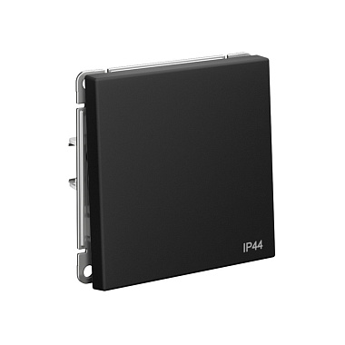 Переключатель 1 СП IP44 10АХ механизм безвинт. зажим SE ArtGallery Aqua карбон