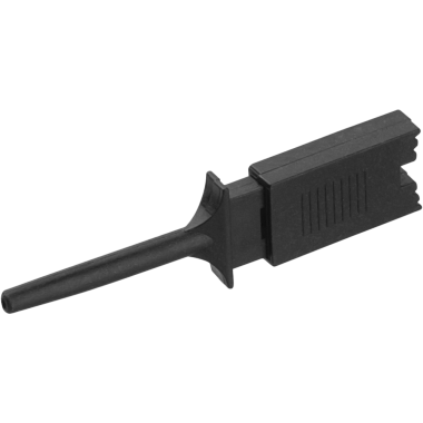 Зажим "крокодил"   2А 50мм (10шт черн/упак) Онлайт 90 194