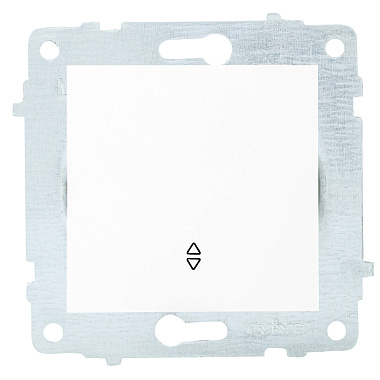 Выключатель 1 СП 10А проходной механизм Ovivo белый