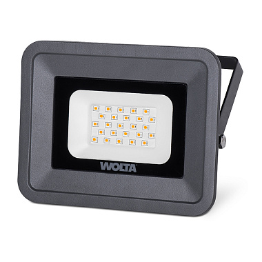 Прожектор светодиодный WOLTA WFLS-20W/06 20Вт 4000К IP65 серый