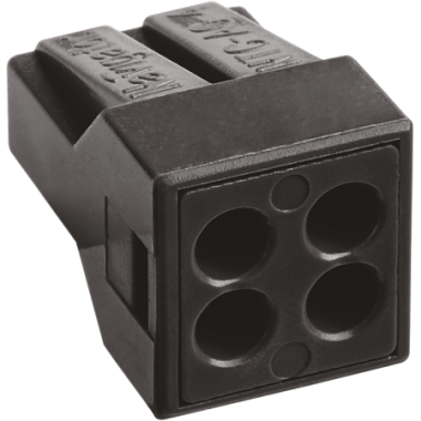 Зажим безвинтовой 4х(0,75-2,5) с пастой (100шт/упак) Navigator 71 143