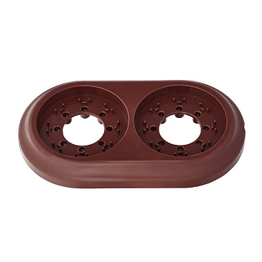 Рамка 2-постовая Bylectrica Ретро коричневый