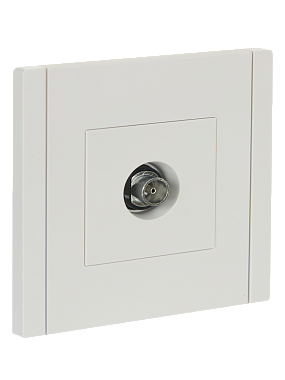 Розетка 1 СП TV оконечная IEK FP228 Forte&Piano белый