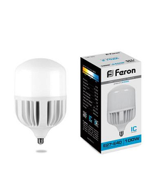 Лампа светодиодная E27-E40 100Вт 6400К 175-265В LB-65 Feron