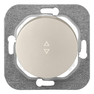 Выключатель 1 СП 10А проходной механизм Bylectrica Прованс шампань