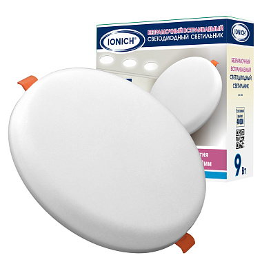 Светильник светодиодный ILED-SMD2835-ДВО- 9-720-230-4000-100-IP2 IONICH