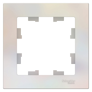 Рамка 1-постовая SE AtlasDesign жемчуг