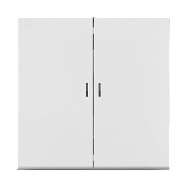 Выключатель 2 СП 10А с подсв. Bylectrica Carre белый