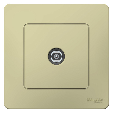 Розетка 1 СП TV оконечная SE Blanca бежевый