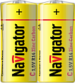 Элемент питания (C) солевой R14 1,5V (2шт в пленке) Navigator 94 760