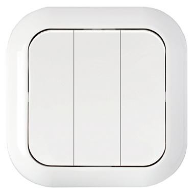 Выключатель 3 СП  6А Bylectrica Гармония белый