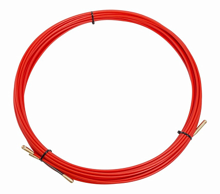 Протяжка для кабеля (стеклопруток, 3.5 мм*5 м) мини УЗК в бухте Rexant красная