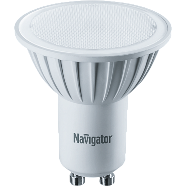 Лампа светодиодная GU10  7Вт 3000К 176-264В рефлектор диммируемая Navigator 93 234