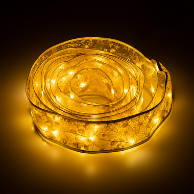 Гирлянда Нить Лента 3м теплый свет 220В IP20 30 светодиодов ЭРА Б0060422