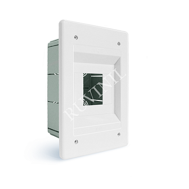 Бокс встраиваемый  4 мод. 182х121х78 IP30 без двери Рувинил