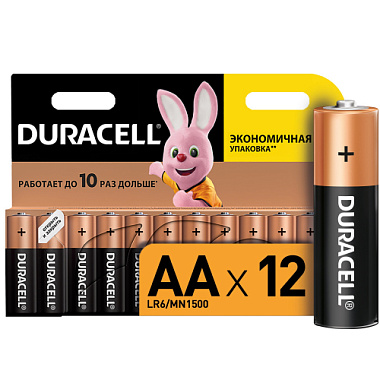 Элемент питания Duracell LR6-12BL BASIC NEW C0037388