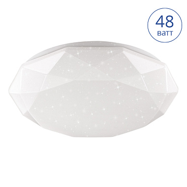 Светильник светодиодный потолочный  48Вт 3000-6500К 3840Лм IP20 d380мм с ПДУ Lumin'arte