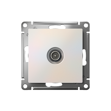 Розетка 1 СП TV оконечная 1дБ механизм SE AtlasDesign жемчуг