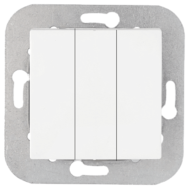 Выключатель 3 СП 10А механизм Bylectrica Уют белый