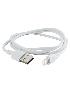 Дата-кабель (USB - Lightning) 1м белый ДК6 TDM