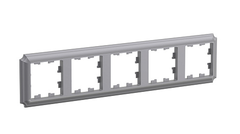 Рамка 5-постовая SE AtlasDesign Antique сталь