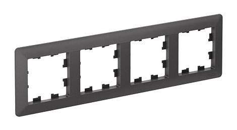 Рамка 4-постовая SE AtlasDesign Air базальт/дымчатый черный