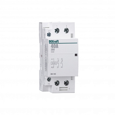 Контактор  40А модульный 2НО МК-103 DEKraft