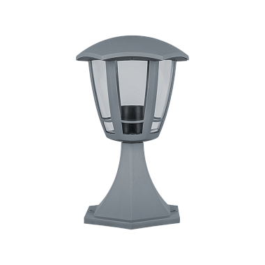 Светильник садово-парковый шестигранник на постамент серый Navigator 80 463