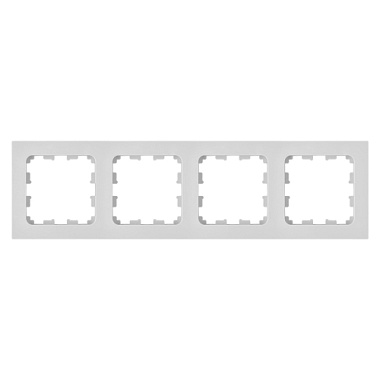 Рамка 4-постовая Bylectrica Astrum белый