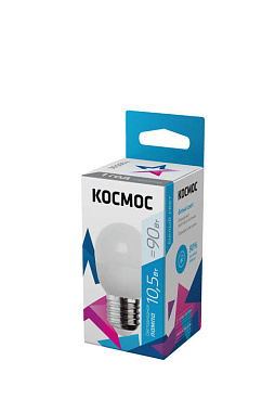Лампа светодиодная Е27  10,5Вт 4500К 220В шарик GL45 Космос