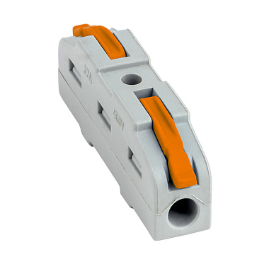 Зажим безвинтовой 1х(0,08-4,0) проходной 222-421 СМК EKF