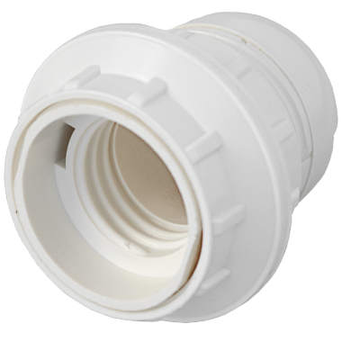 Патрон Е27 с резьбовым вводом и 2-мя абажурными кольцами Bylectrica