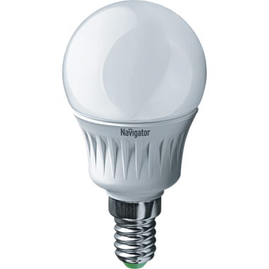 Лампа светодиодная Е14  5Вт 4000К 176-264В шар Navigator 94 478