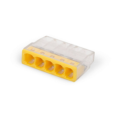 Зажим безвинтовой 5х(0,5-2,5) без пасты 2273-205 КВТ