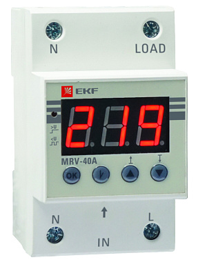 Реле напряжения с дисплеем MRV 40A EKF