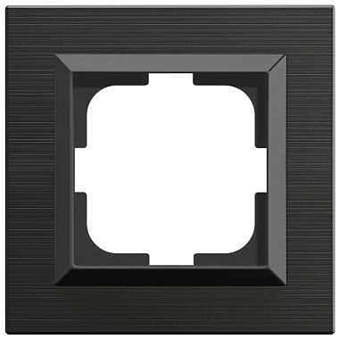 Рамка 1-постовая Ovivo Quantum антрацит
