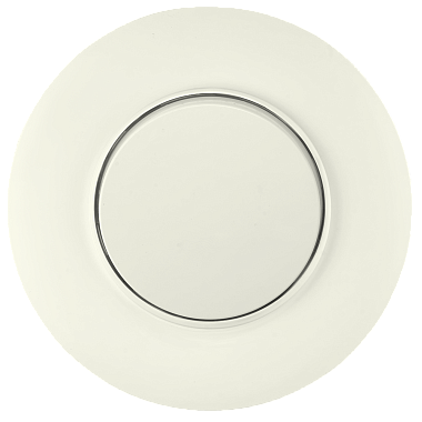 Выключатель 1 СП 10А проходной круглый Bylectrica Прованс бежевый