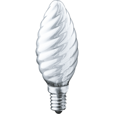 Лампа накаливания Е14 40Вт 230В свеча витая матовая Navigator 94 330