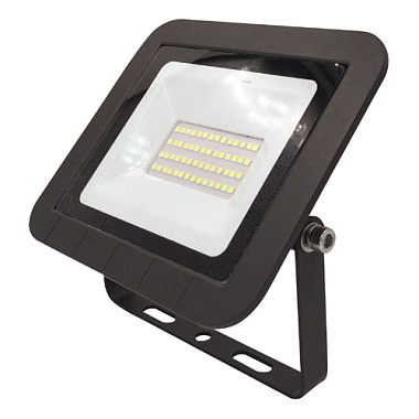 Прожектор светодиодный  30Вт 6500К IP65 2800Лм черный ЭРА Б0043590
